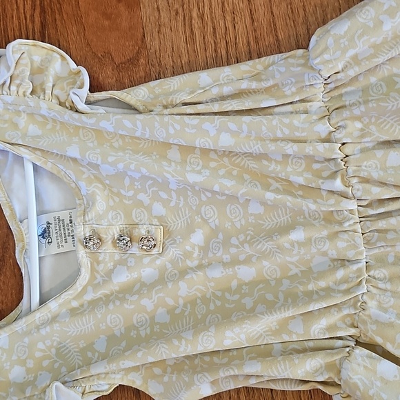 Disney Yellow Belle Theme Kids Dress - Picture 2 of 3